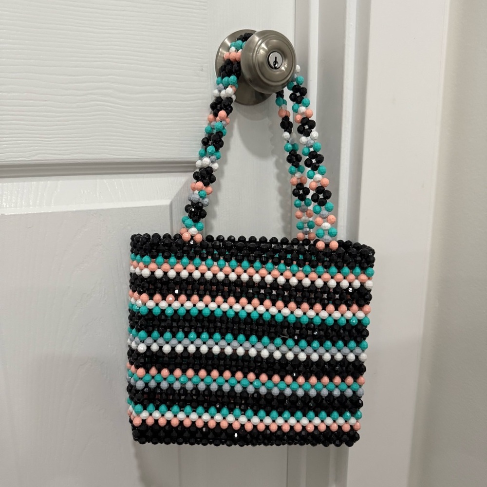 Susan Alexandra Multicolor Beaded Women's Bag